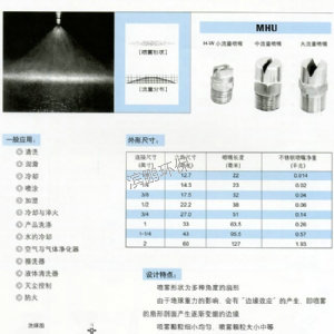 通用型噴嘴MH-U系列扣